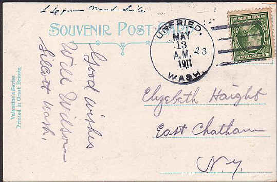 Unfried (Garfield County) Washington cancellation