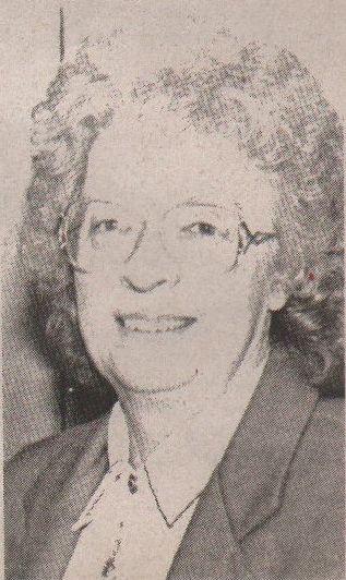 Head view of Muriel Bott, Pomeroy