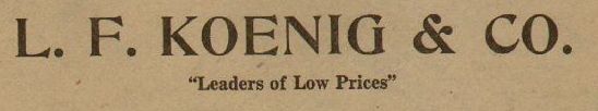 L. F. Koenig & Co., Pomeroy WA