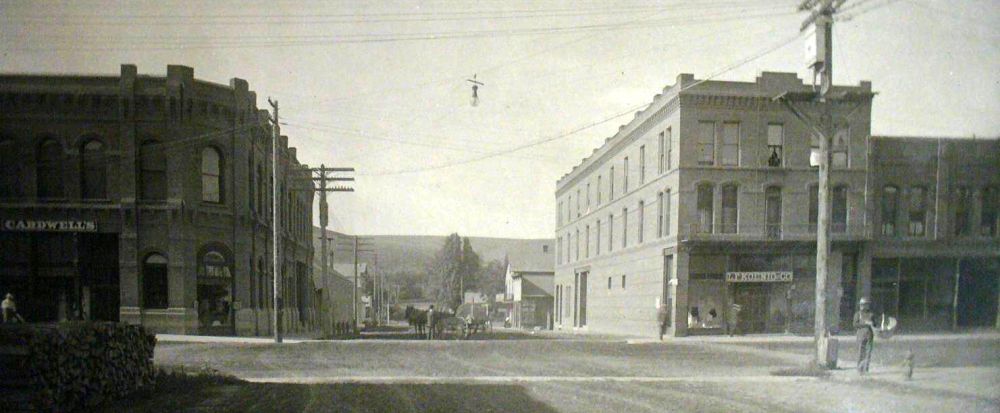 Downtown Pomeroy Washington, 1908